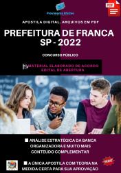Apostila Prefeitura de Franca SP 2022 Assistente Social 