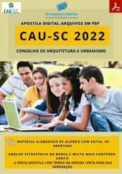Apostila CAU SC Arquiteto e Urbanista 2022