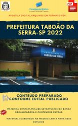 Apostila Taboão da Serra SP Médico Clínico 2022